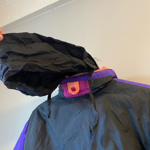 Vintage Izzi’s Gang Colorblock Puffer Jacket Size Large - Picture 12 of 12